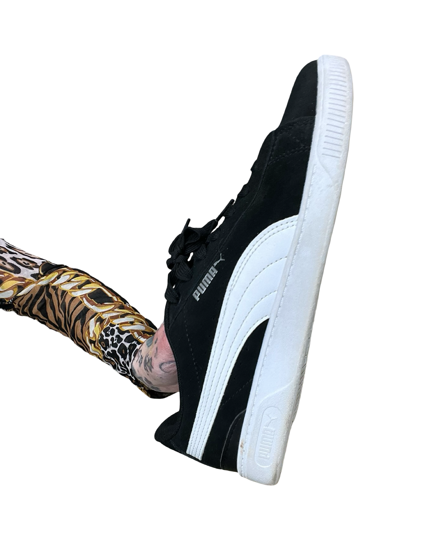 Shoes Athletic By Puma In Black & White, Size:7.5