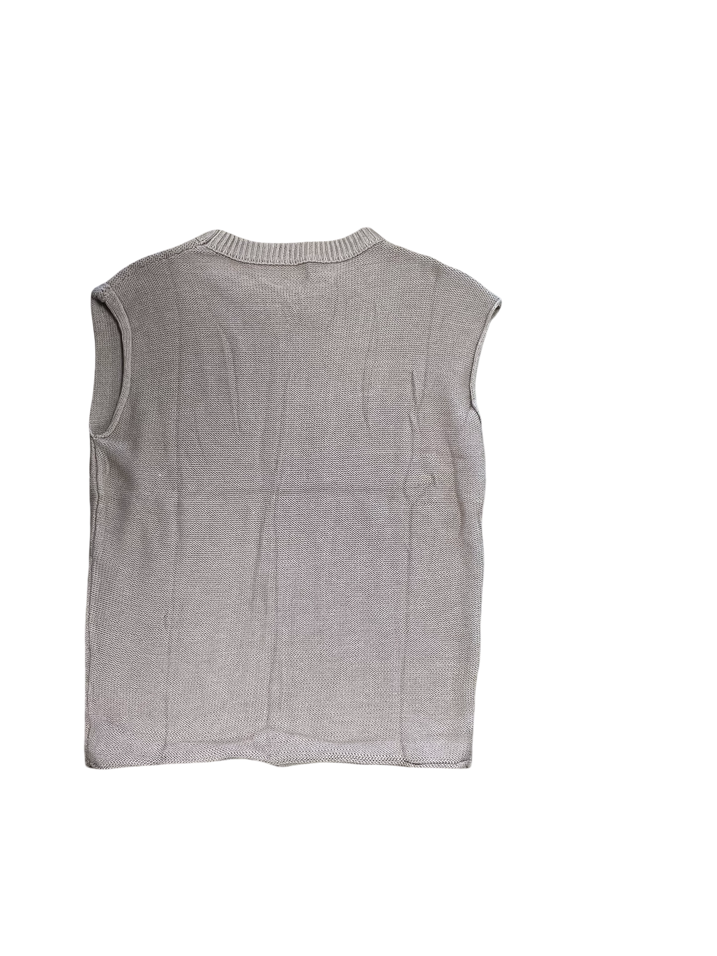 Top Sleeveless By Clothes Mentor In Tan, Size:S