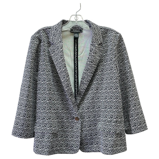 Blazer By New York And Co In Grey, Size:Xl