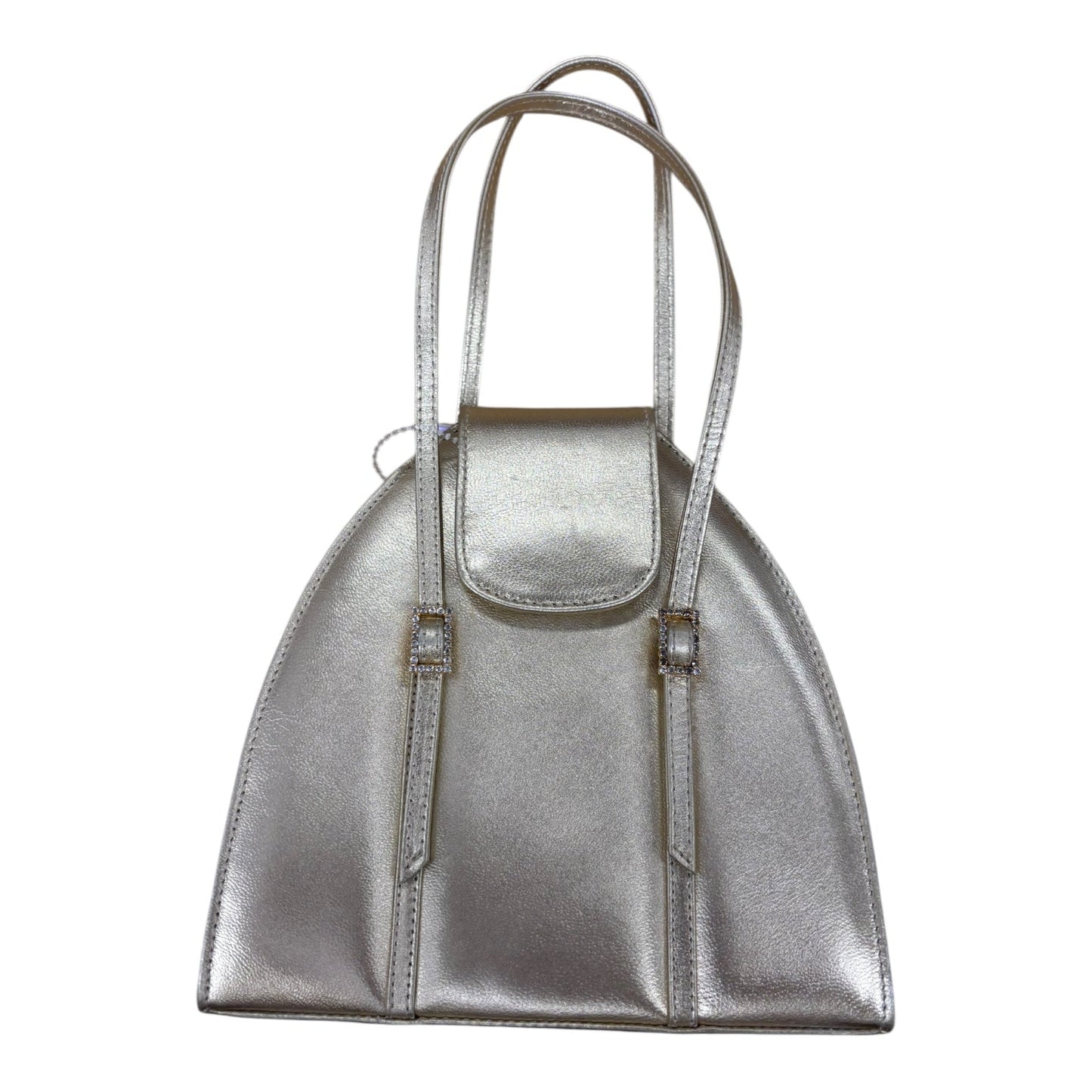 Handbag Designer By Stuart Weitzman In Gold, Size:Small