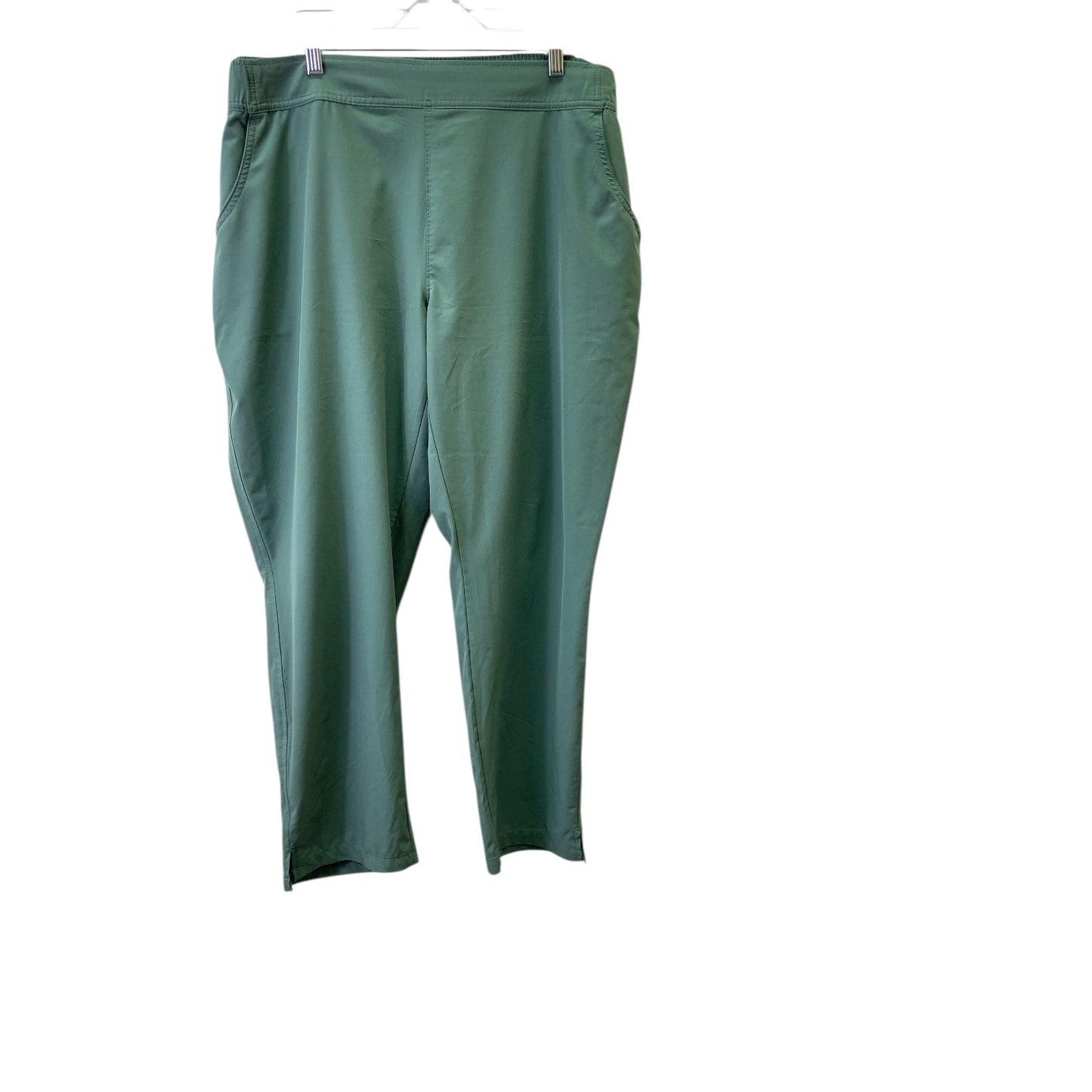 Athletic Pants By Eddie Bauer In Green, Size:1X