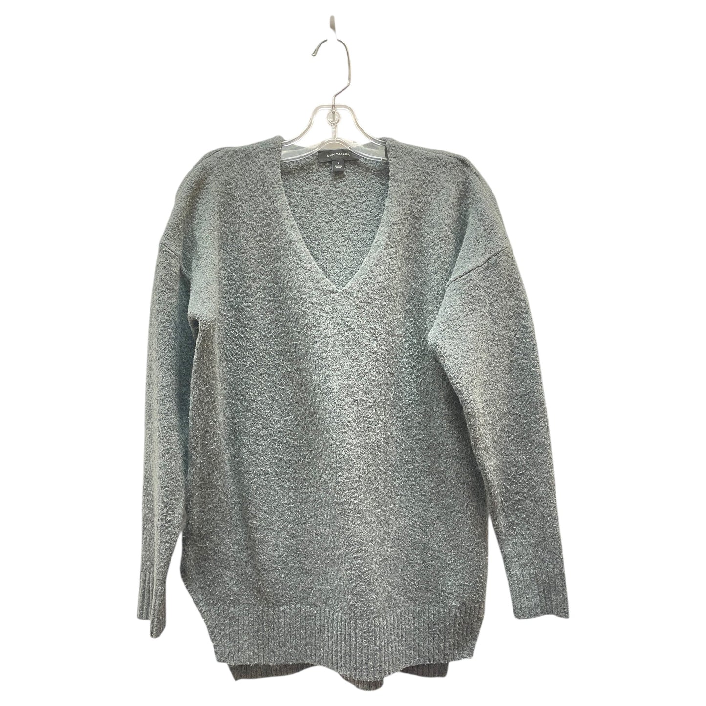 Sweater By Ann Taylor In Grey, Size:S