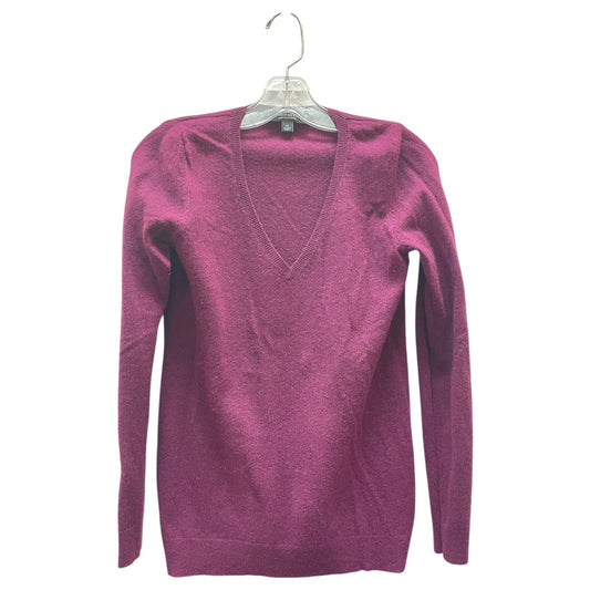 Sweater By Ann Taylor In Purple, Size:M