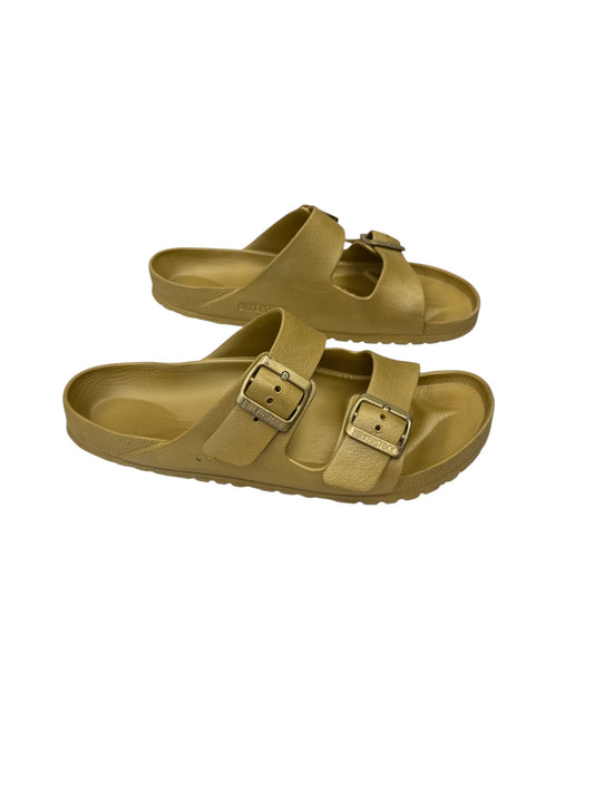 SANDALS FLATS by BIRKENSTOCK In GOLD