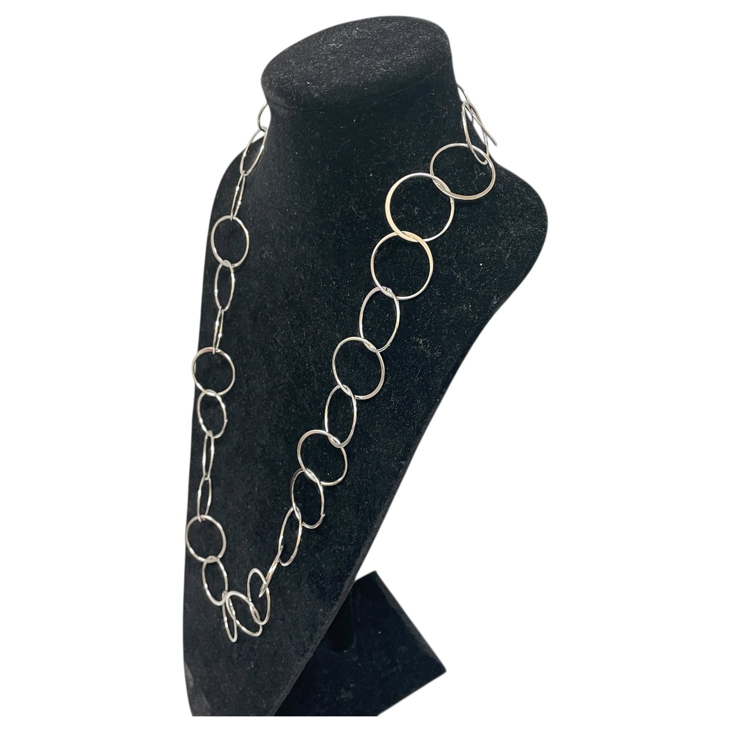 Necklace Chain By Banana Republic In Silver