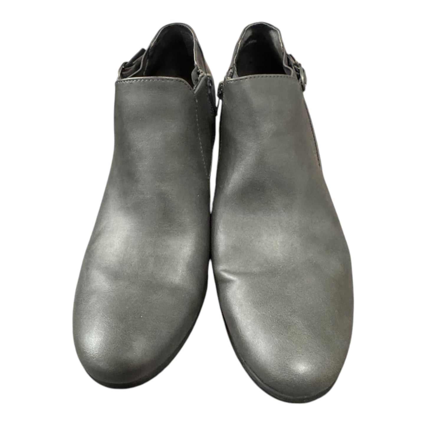 Boots Ankle Heels By Croft And Barrow In Grey, Size:10