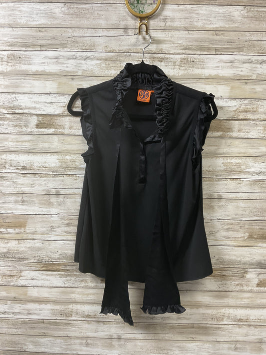 Top Sleeveless Designer By Tory Burch In Black, Size:S