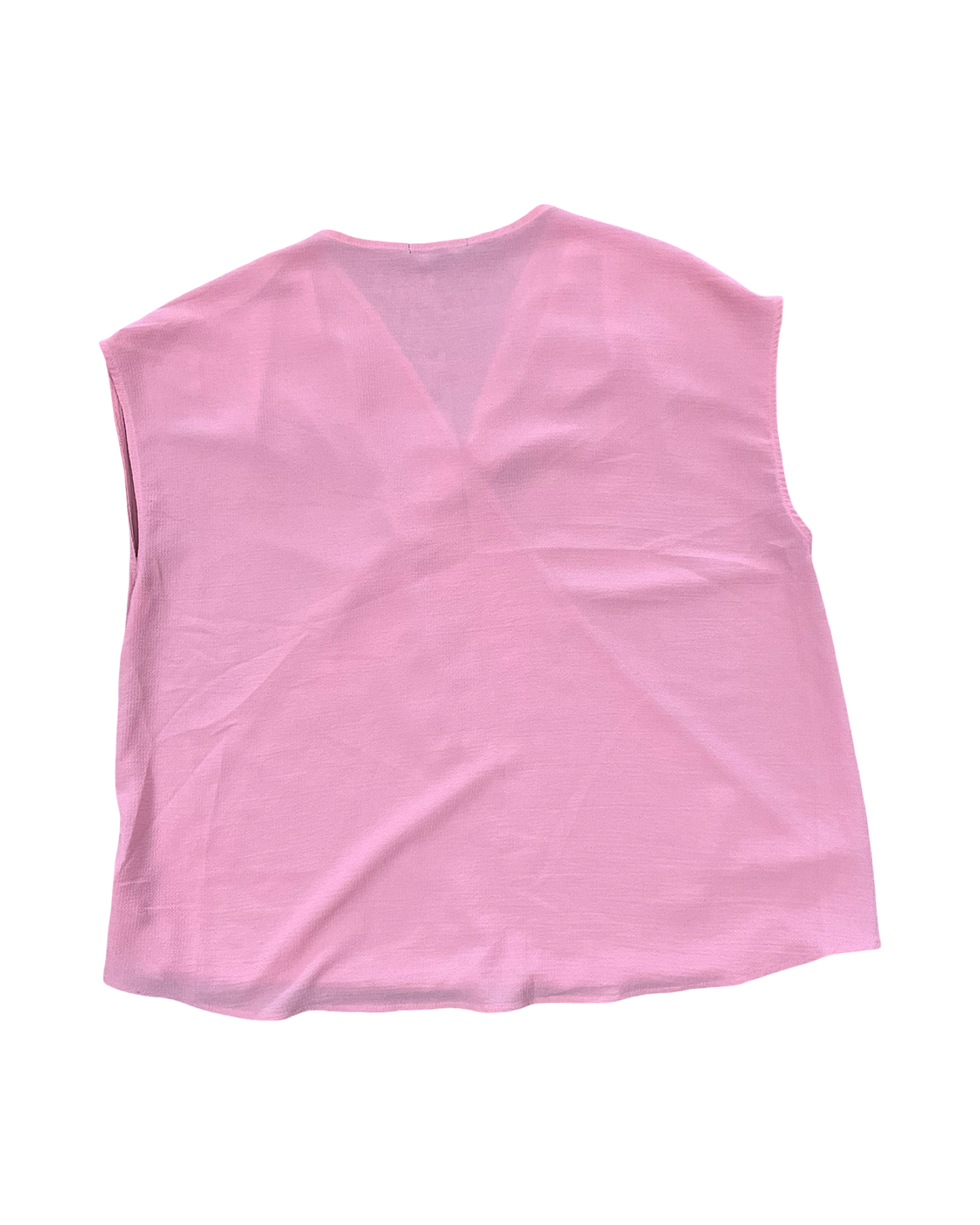 Top Sleeveless By Gibson In Pink, Size:1X