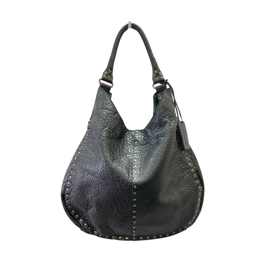 Handbag Leather By LINEA PELLE In Black, Size:Medium