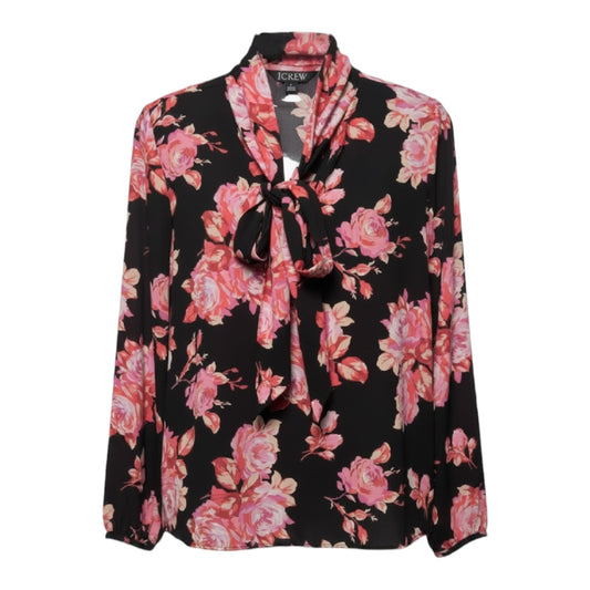 Top Long Sleeve By J. Crew In Floral Print, Size: XS