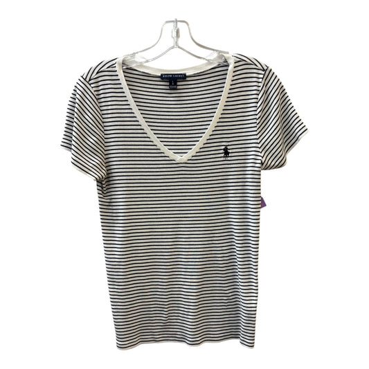 Top Ss By Ralph Lauren In White, Size:L