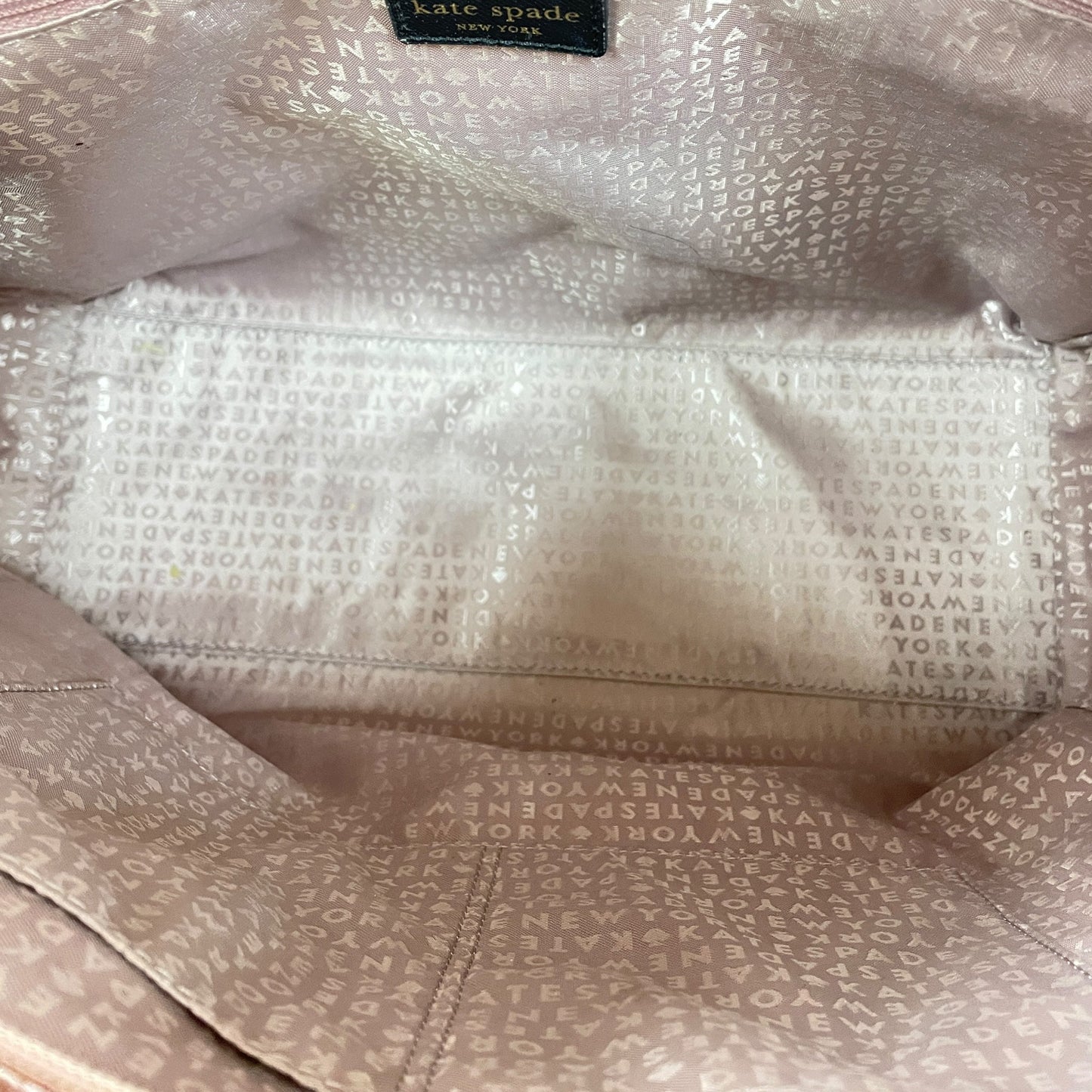 Tote Designer By Kate Spade In Rose Gold, Size:Large