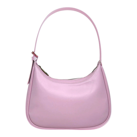 Copenhagen Leather Shoulder Bag By J. Crew In Pink Orchid, Size: Medium