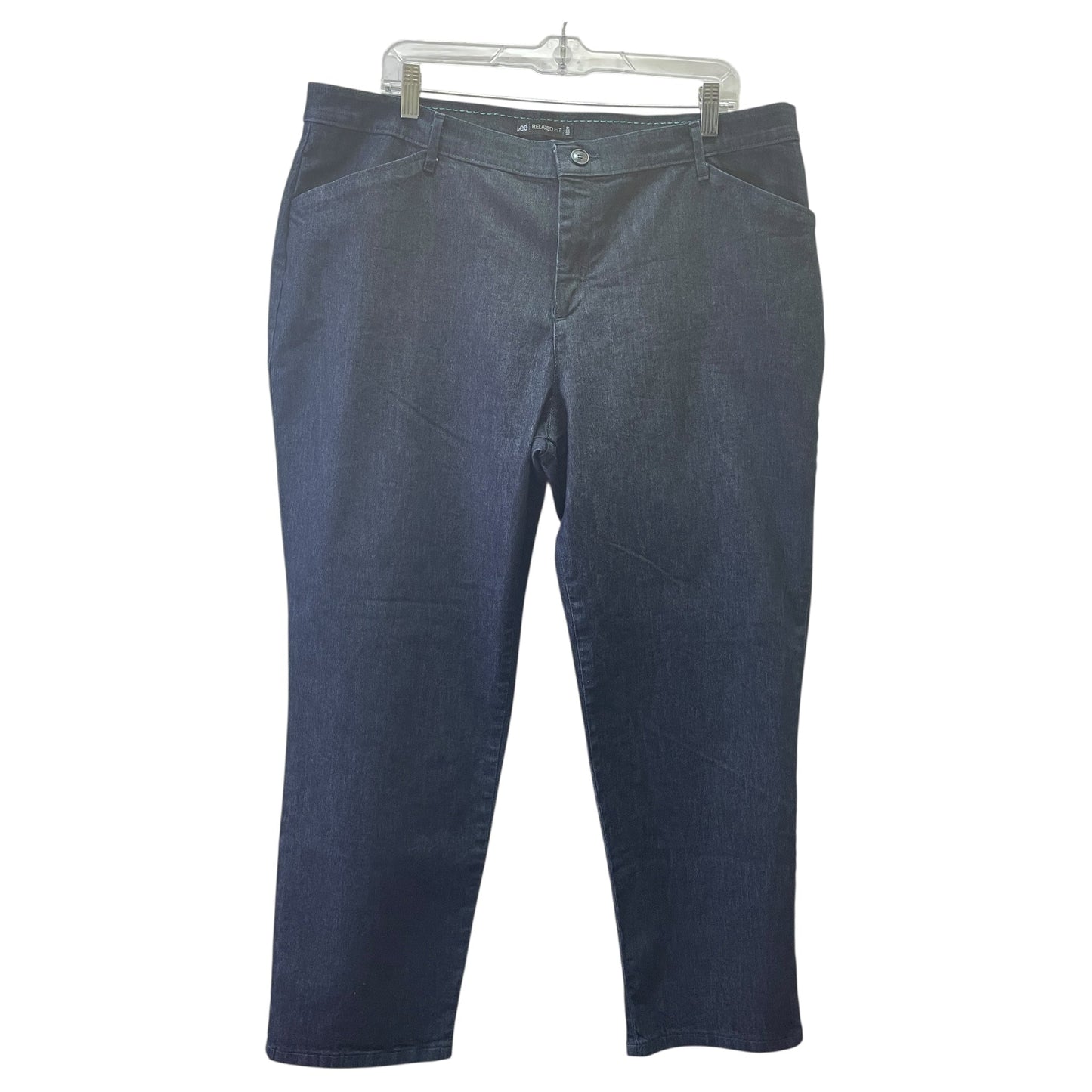 Jeans Boot Cut By Lee In Blue, Size:16