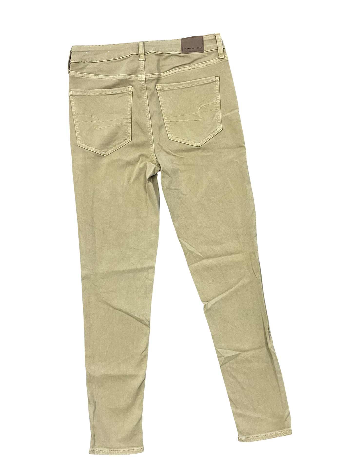 Jeans Skinny By American Eagle In Yellow, Size:6