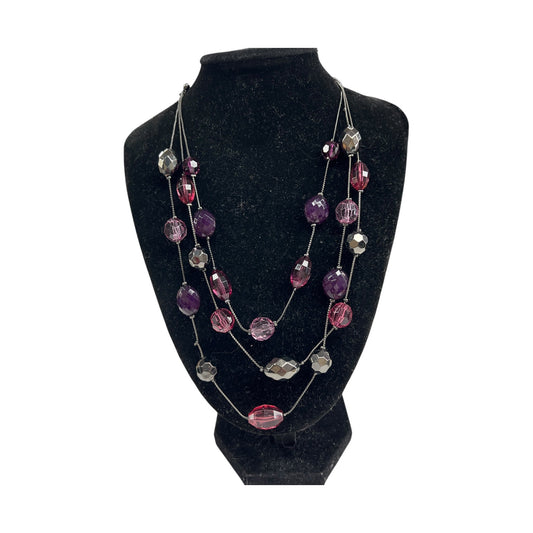 NECKLACE LAYERED by NEW YORK AND CO In PURPLE