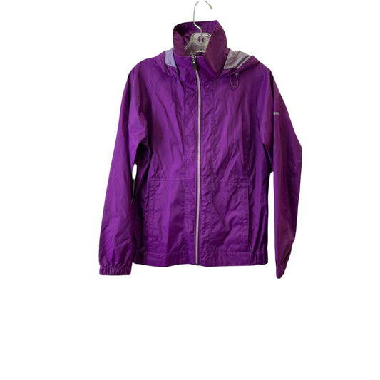 Coat Raincoat By Columbia In Purple, Size:S