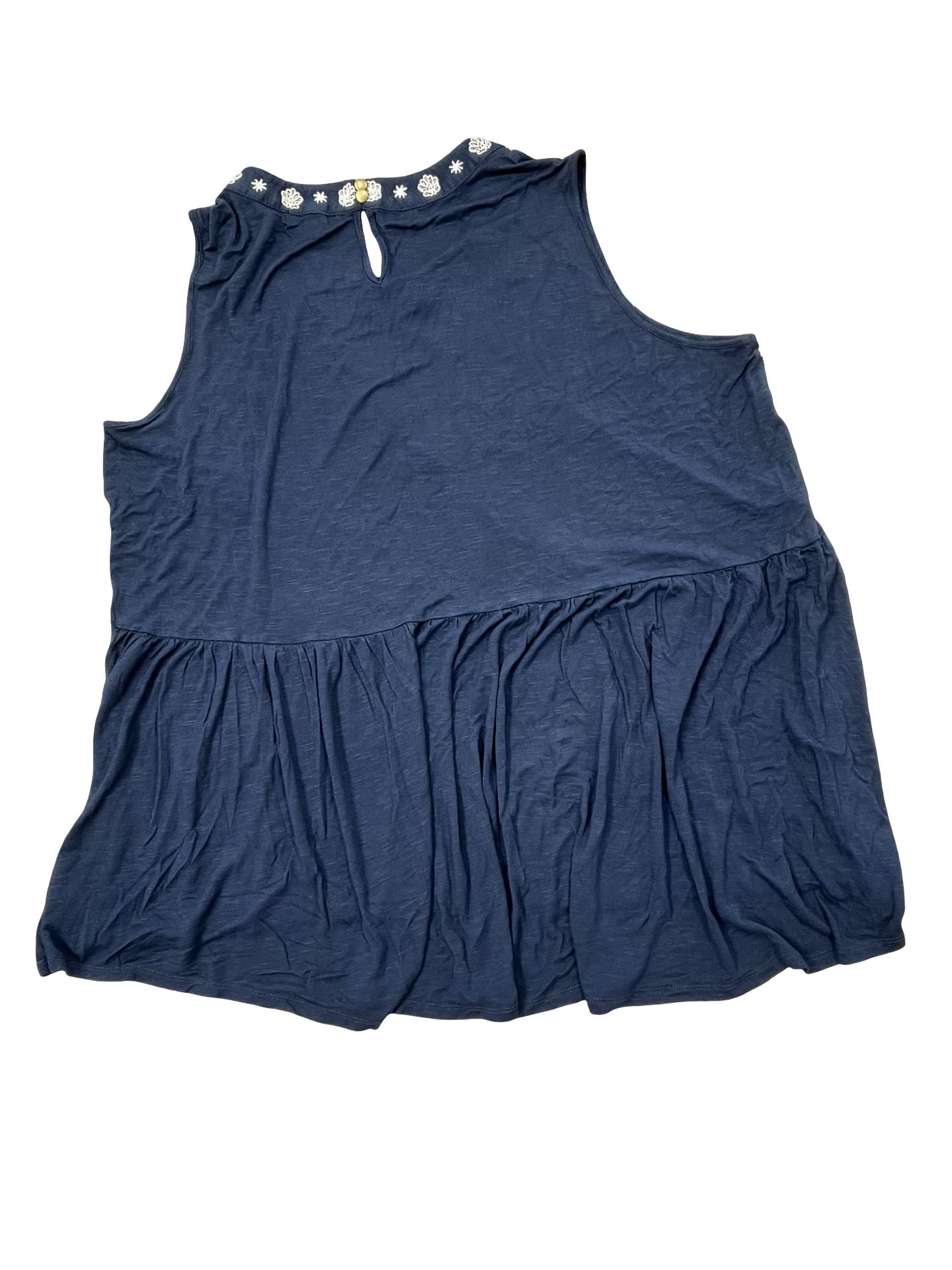 Top Sleeveless By Rbx In Navy, Size:3X