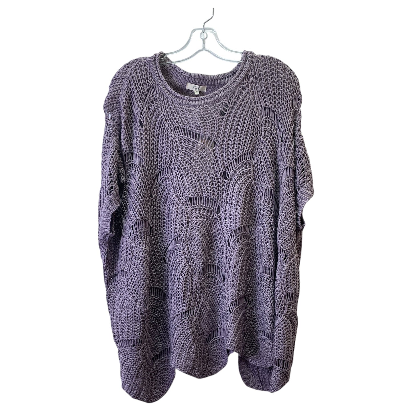 Sweater By Easel In Maroon, Size:L