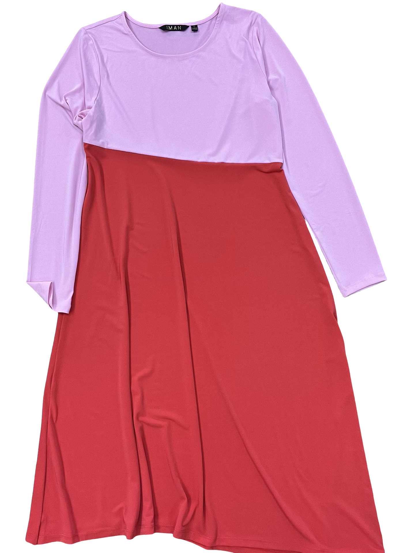 Dress Casual Midi By Clothes Mentor In Pink & Red, Size:S