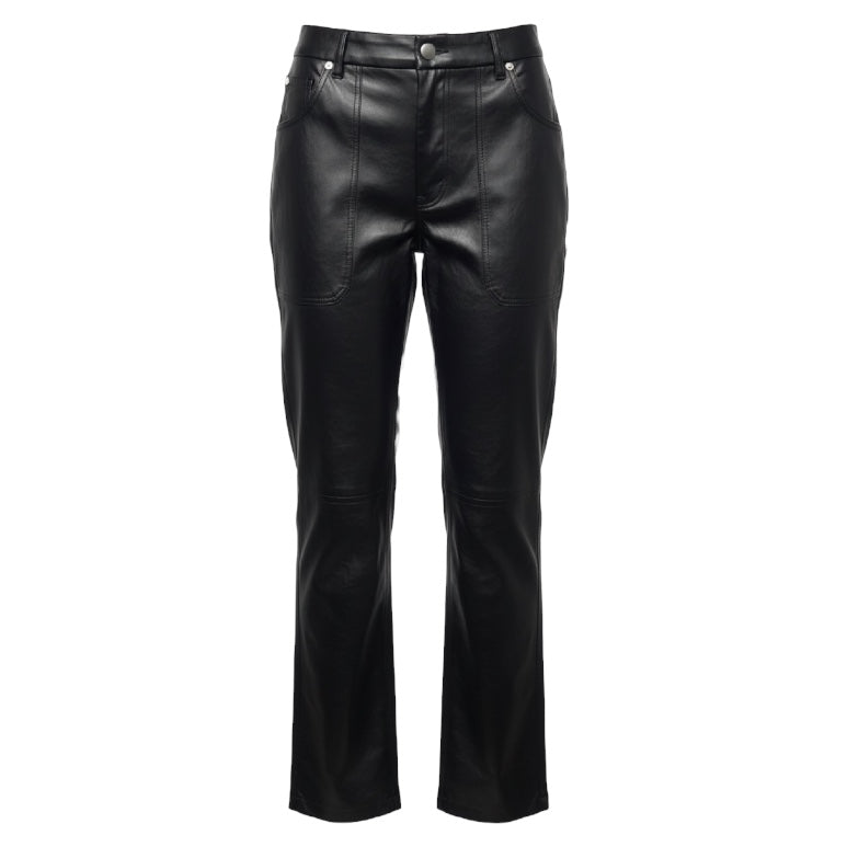 Baxter Faux Leather Ribcage Pants By Blanknyc In Black, Size: 4