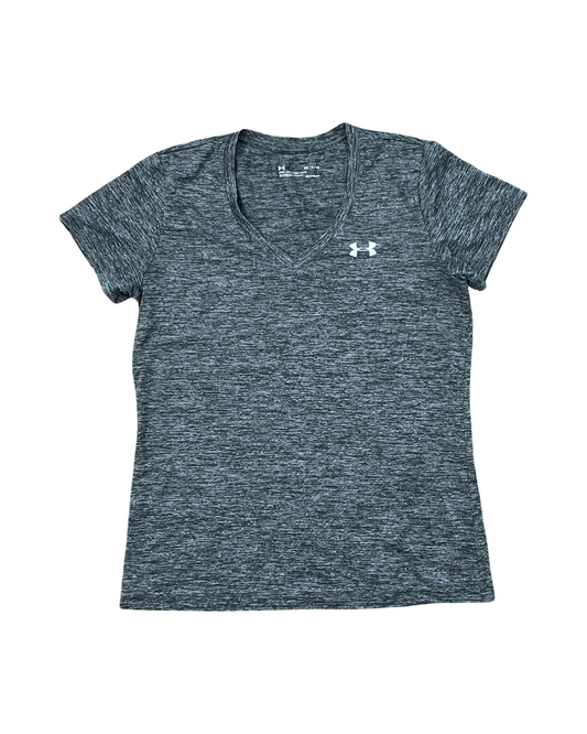 Athletic Top Ss By Under Armour In Grey, Size:S
