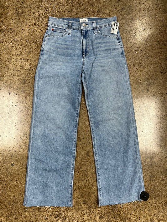 Jeans Wide Leg By Hudson In Blue Denim, Size:2