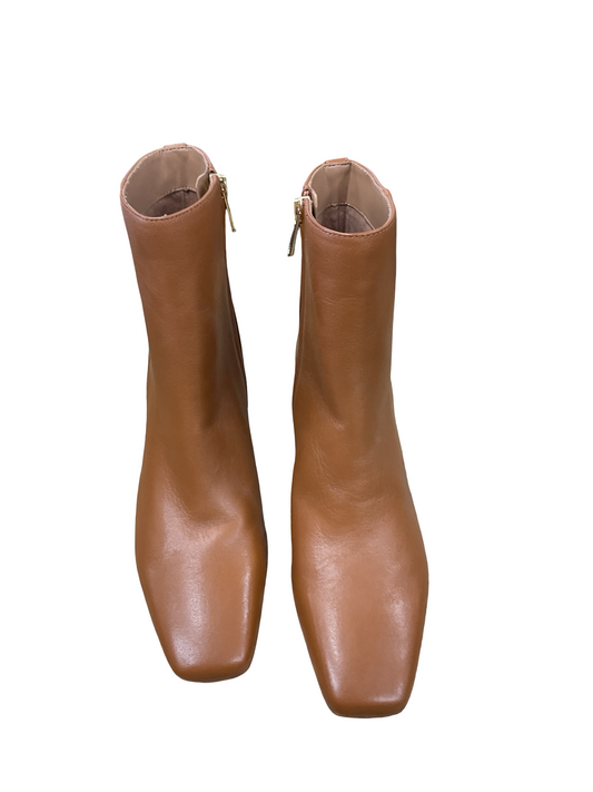 Boots Ankle Heels By Sam Edelman In Brown, Size:7