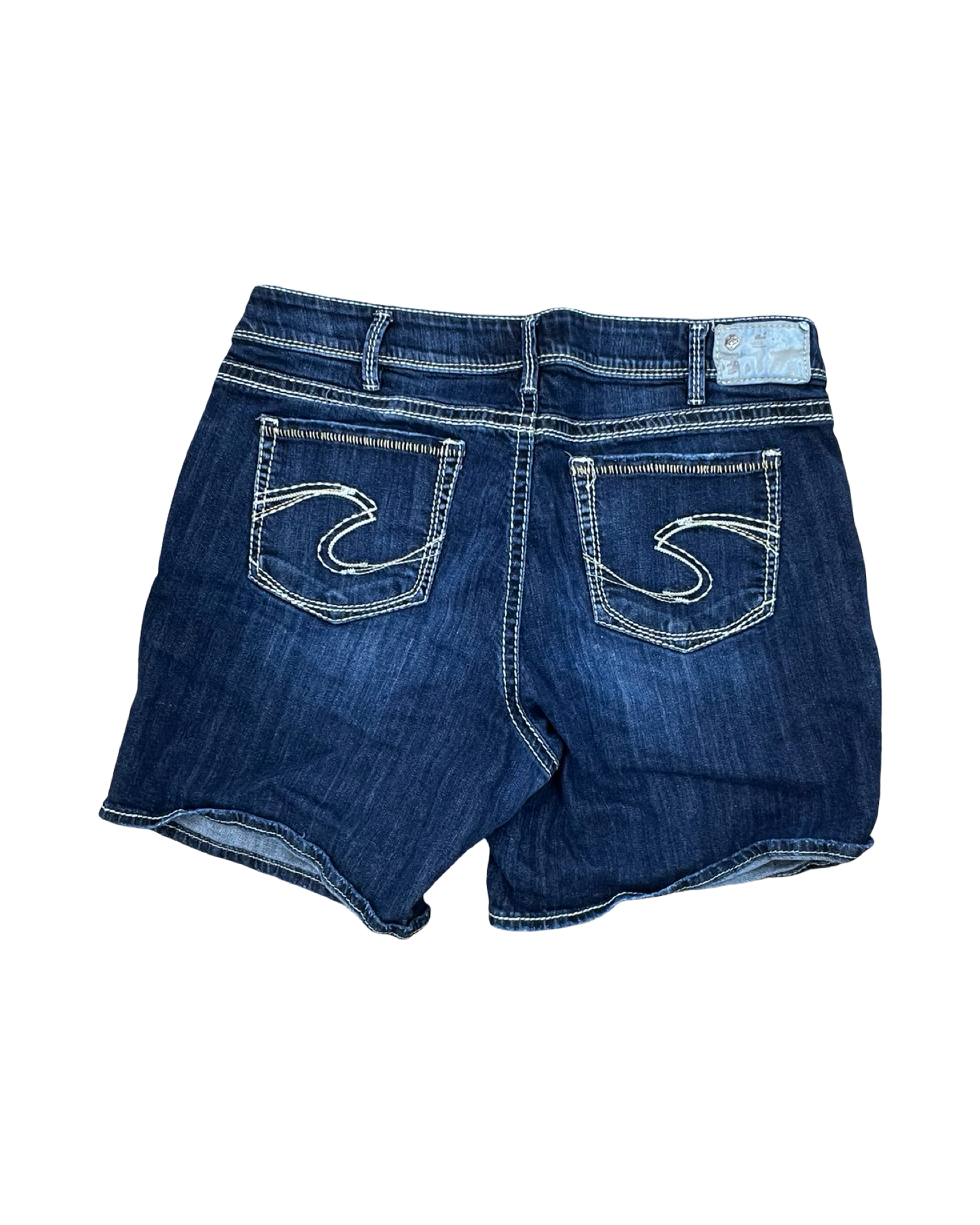Shorts By Silver In Blue Denim, Size:18