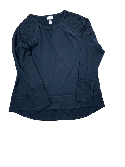 Top Ls By Knox Rose In Black, Size:L