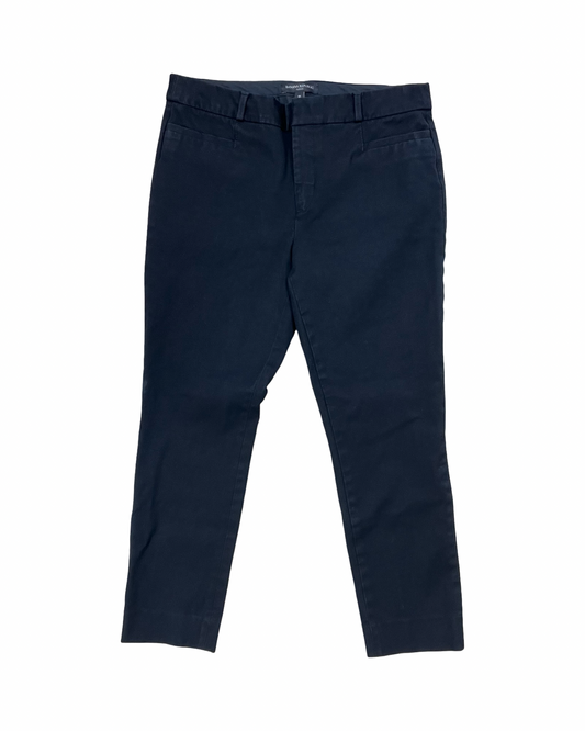 Pants Cropped By Banana Republic In Black, Size:10