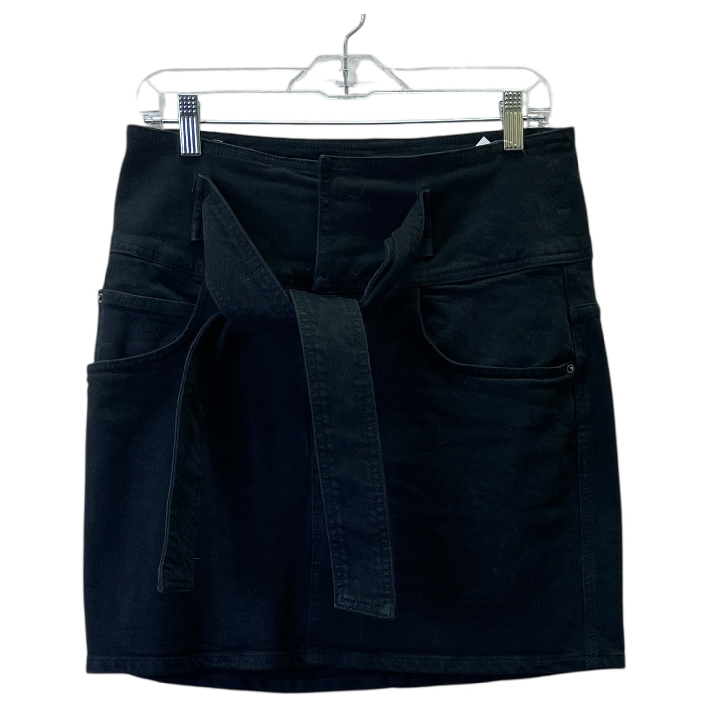 Skirt Designer By Rebecca Minkoff In Black Denim, Size:M