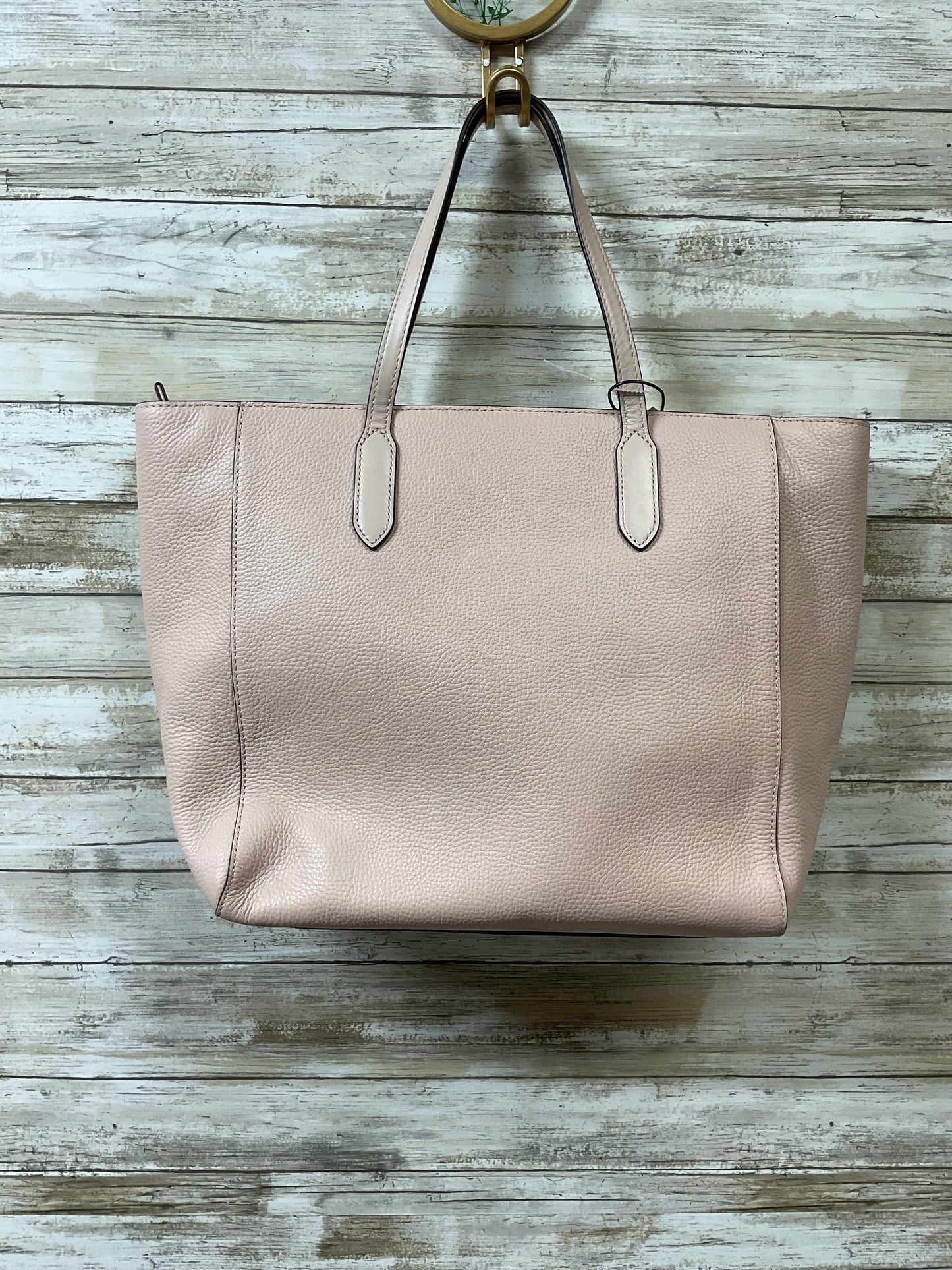 Tote Designer By Michael Kors In Gold & Pink, Size:Large