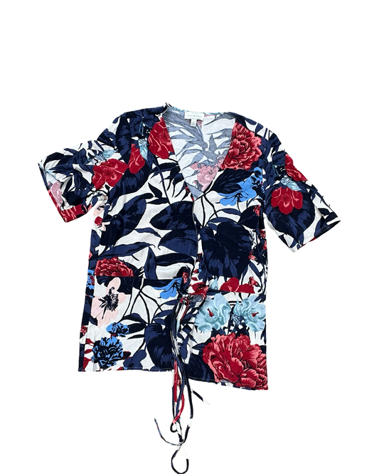 Top Ss By Lucky Brand In Blue & Red, Size:M
