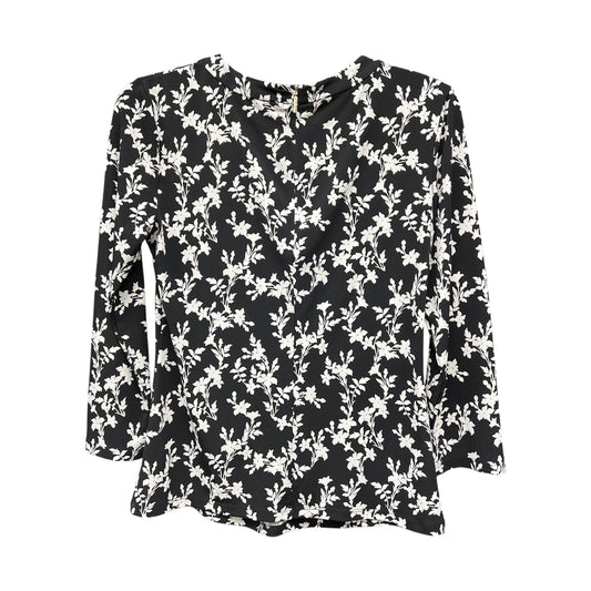 Top Ls Designer By Karl Lagerfeld In Black & White, Size:Xs
