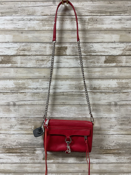 Crossbody Designer By Rebecca Minkoff In Red, Size:Small