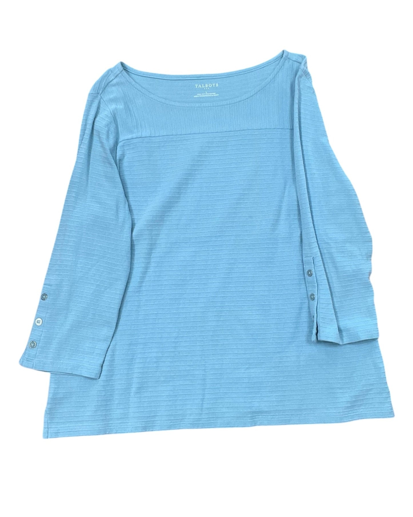 Top Ls By Talbots In Blue, Size:L