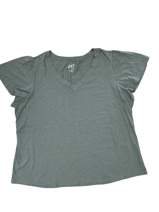 Top Ss By Maurices In Green, Size:2X