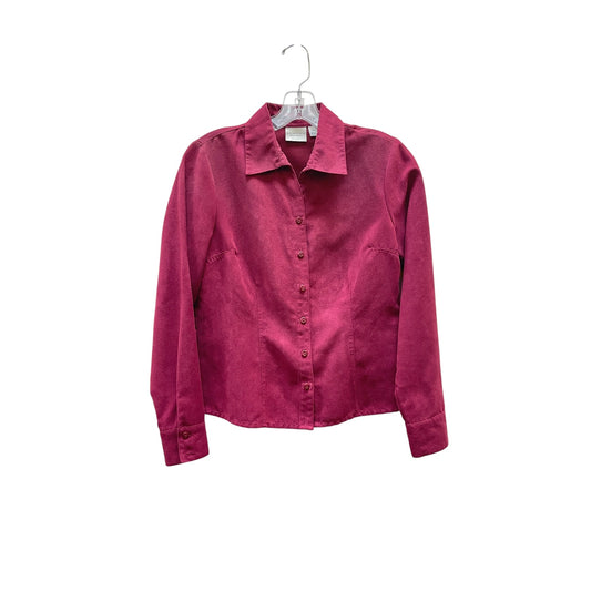 Jacket Shirt By Sonoma In Purple, Size:S