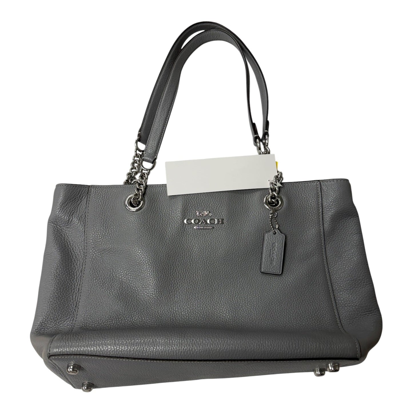 Handbag Designer By Coach In Grey, Size:Medium