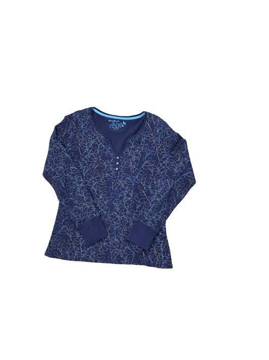 Top Ls By Eddie Bauer In Blue, Size:L
