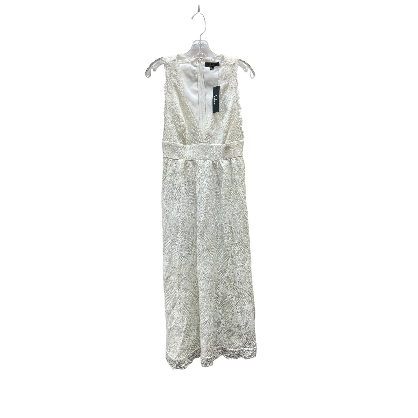 Dress Party Long By Lulus In White, Size:M