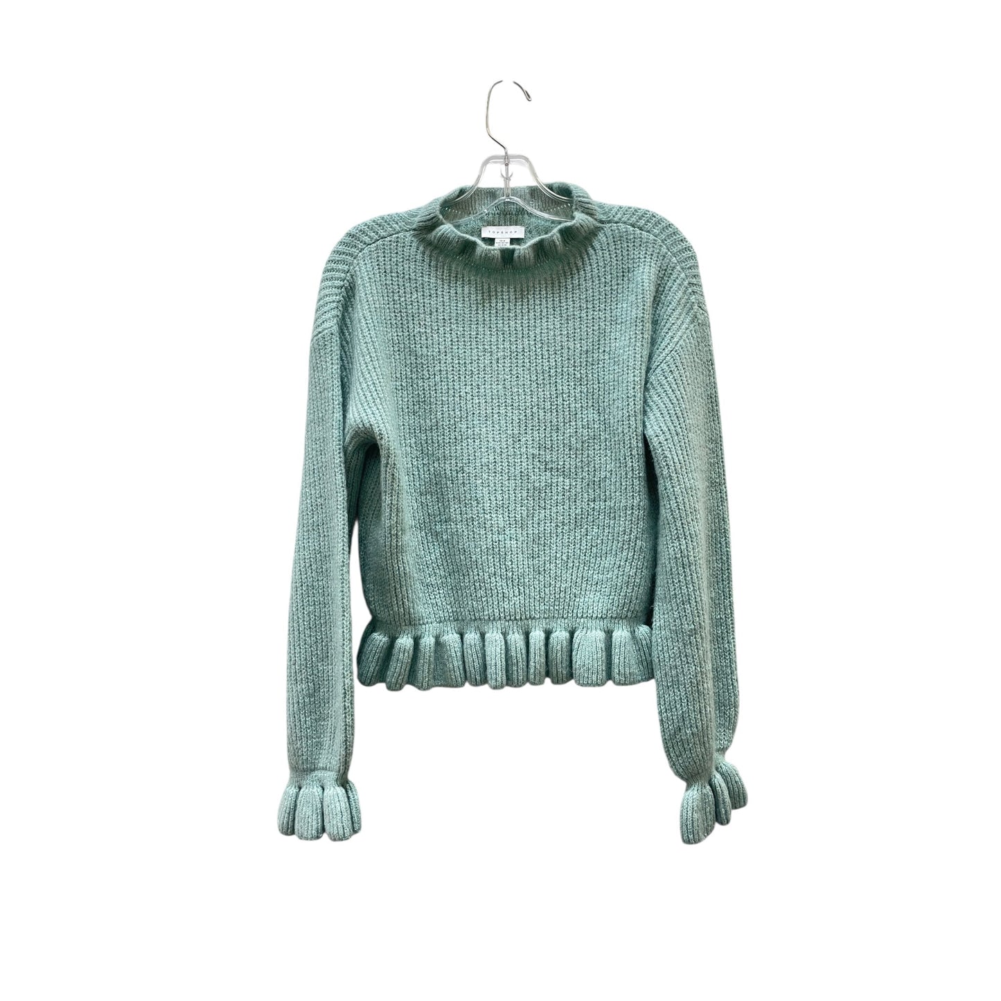 Sweater By Top Shop In Green, Size:M