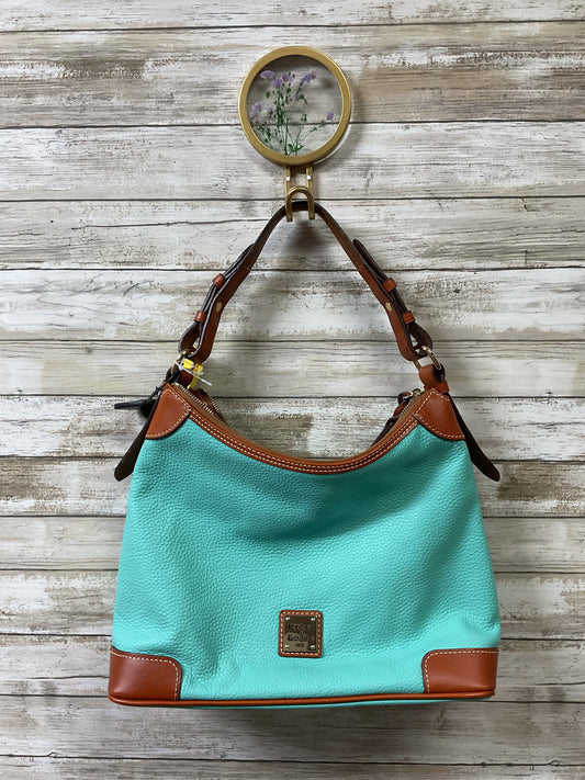 Handbag Designer By Dooney And Bourke In Teal, Size:Medium