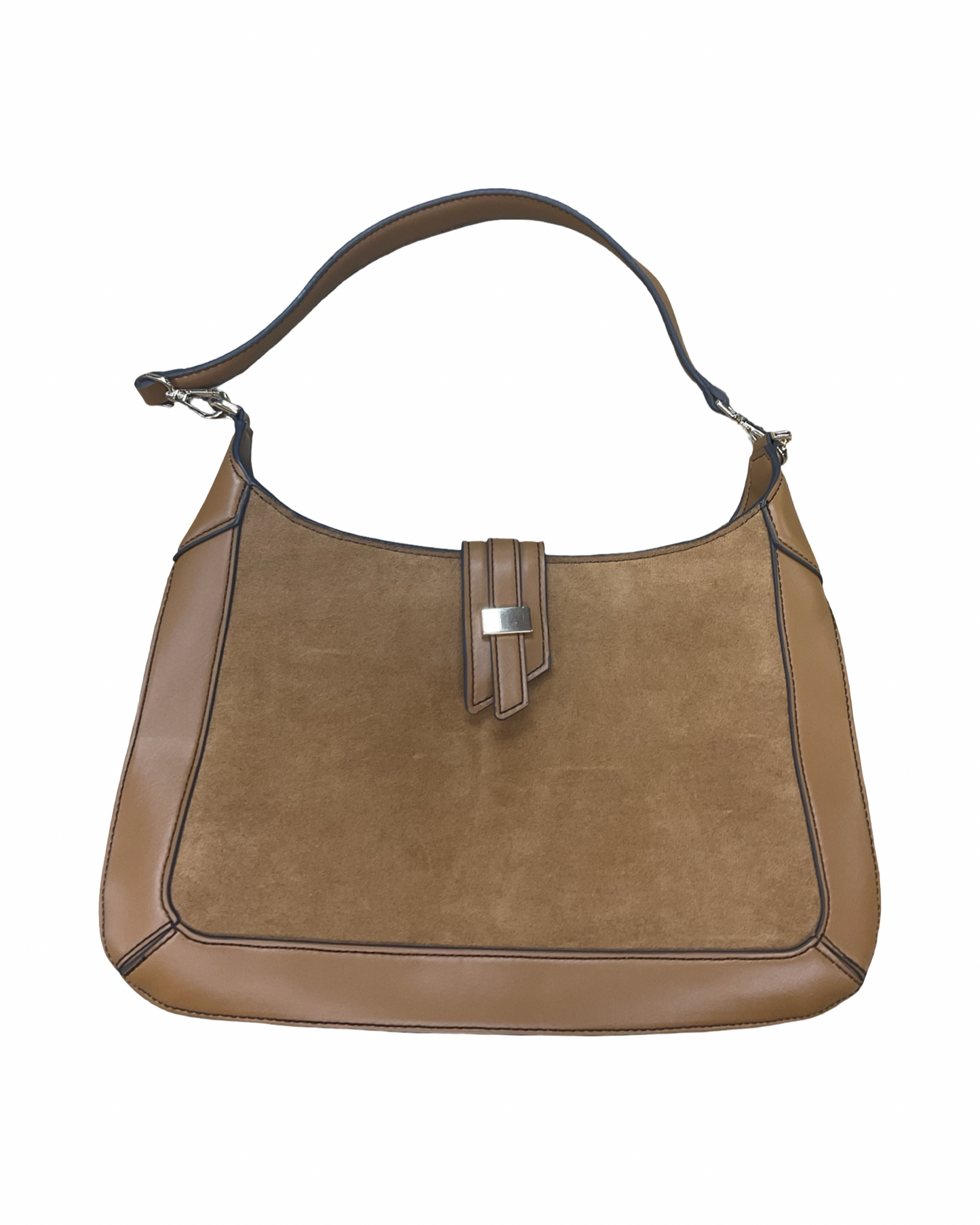 Handbag By Liz Claiborne In Brown, Size:Medium