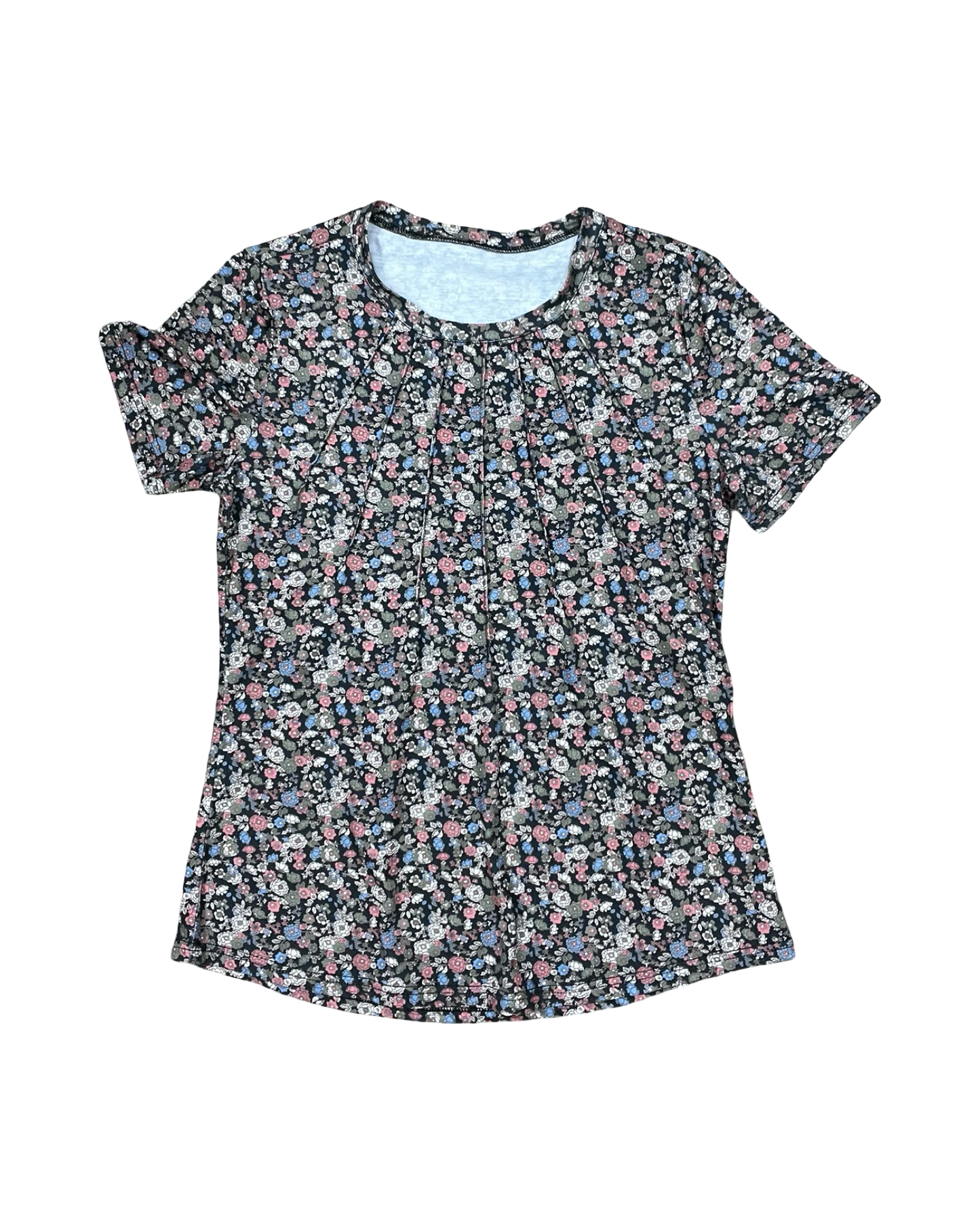 Top Ss By Clothes Mentor In Blue & Pink, Size:M