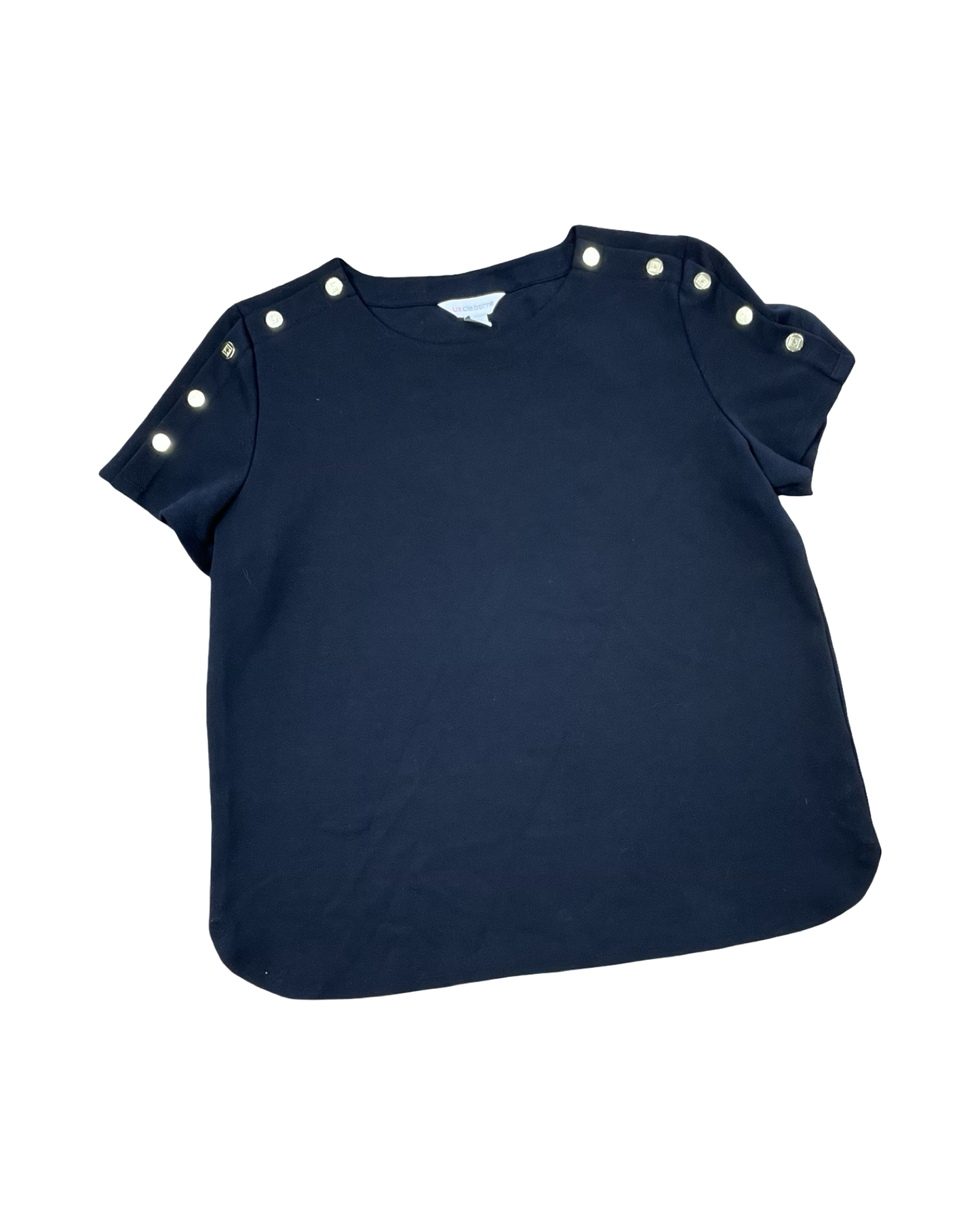 Top Ss By Liz Claiborne In Black, Size:L