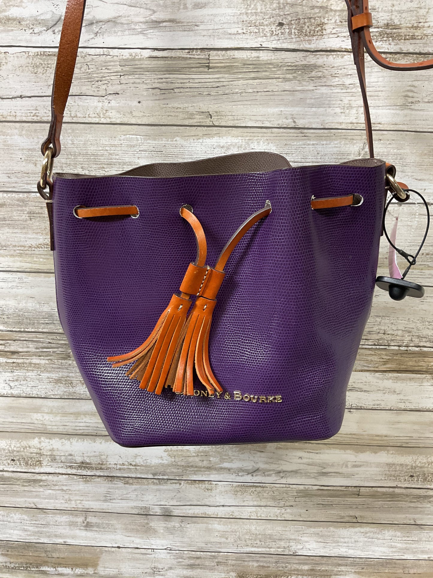 Crossbody Designer By Dooney And Bourke In Purple, Size:Medium