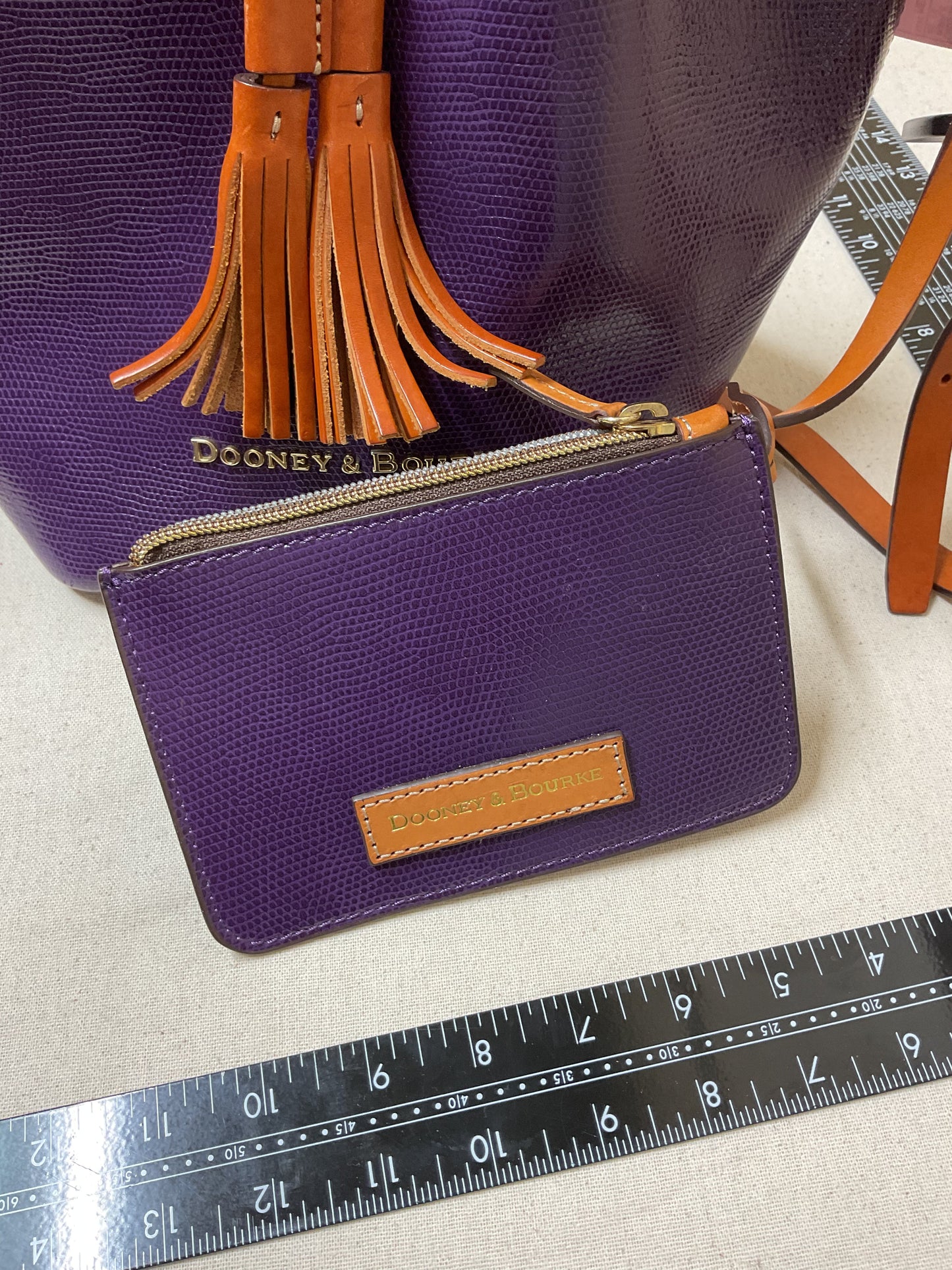 Crossbody Designer By Dooney And Bourke In Purple, Size:Medium