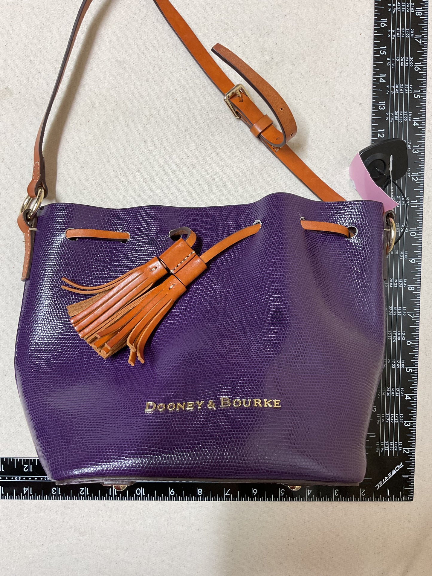 Crossbody Designer By Dooney And Bourke In Purple, Size:Medium